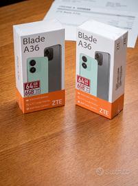 2 smartphone ZTE A36 SIGILLATI