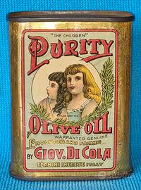 Latta anni '20 Purity Olive Oil G. Di Cola