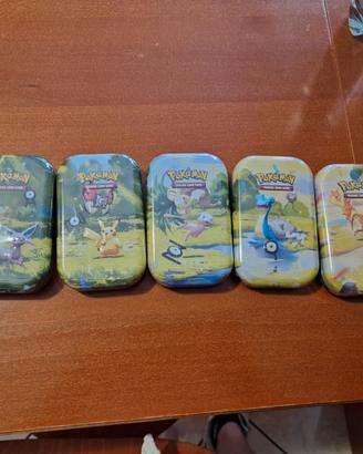 Pokémon 30° Anniversario 5 Mini Tin Verdi