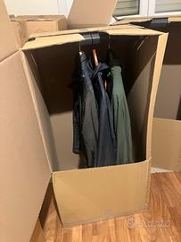 Scatole per vestiti appesi  trasloco