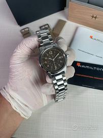 HAMILTON KHAKI FIELD AUTO 40MM + CINTURINI