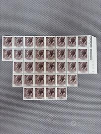 Foglio incompleto siracusana 20 lire 1953