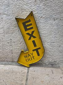 Cartello exit