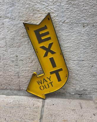 Cartello exit