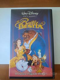 VHS originale Disney La Bella e la Bestia.