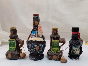 Lotto 4 mignon souvenir corteccia albero vin Santo