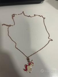 Collana con unicorno
