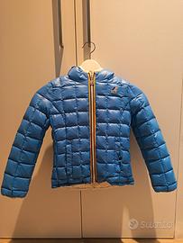 Piumino K-way blu/bianco reversibile bambina