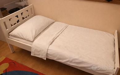 Letto ikea Kritter con materasso su misura