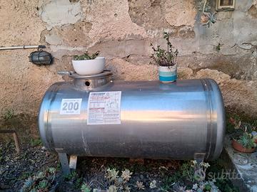 Serbatoio acciaio 200 litri