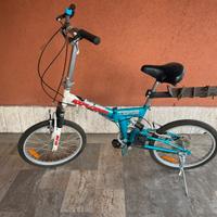 Bici pieghevole biammortizzata