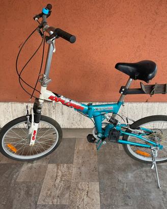 Bici pieghevole biammortizzata
