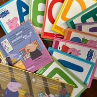 Set di libri impara l’alfabeto con Peppa Pig
