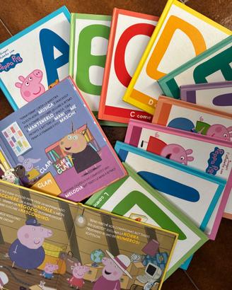 Set di libri impara l’alfabeto con Peppa Pig