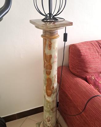 Pregiata colonna in Onice/Marmo h 100 cm