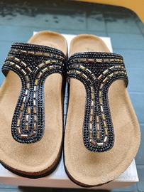 infradito in pelle n. 36 