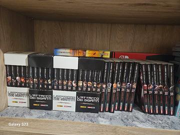 Serie manga Attack on Titan (Shingeki no kyojin)