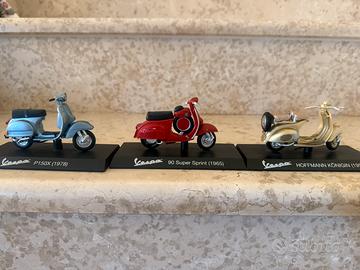 3 modellini vespa vintage