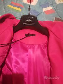 Cappotto Donna Fucsia nuovo taglia S 