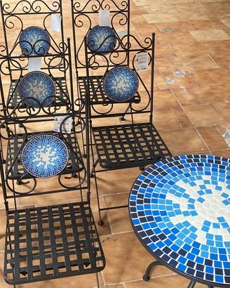 Stock sedie in ferro battuto