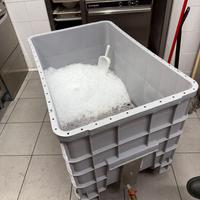 Contenitore porta ghiaccio con ruote