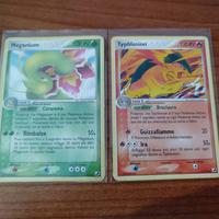 Typhlosion Meganium oro argento Heart Gold pokemon