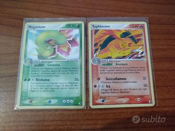 Typhlosion Meganium oro argento Heart Gold pokemon