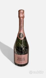 Champagne Rosé Brut Reserve Charles Heidsieck.