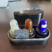 Kit vintage per saggiare metalli preziosi