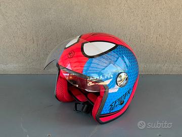 Casco bambino Spider-Man YS 48 con visiera
