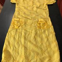 Vestito Giallo in Cotone