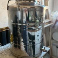 Contenitore olio 50 l acciaio inox