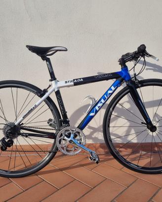 bici da strada, misura "S", con manubrio pari