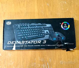 Tastiera e Mouse Gaming Cooler Master Devastator 3