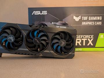 RTX 3070 ASUS TUF 8GB – Gaming Ultra, Ray Tracing,