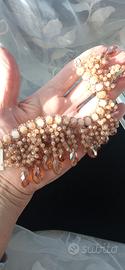 Bracciale di pietre dure e cristalli