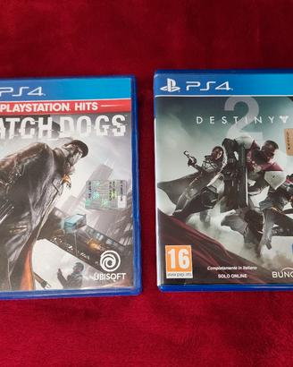 PlayStation 4 Watch Dogs + Destiny 2