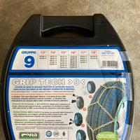 Catene neve nuove Cora grip tech 9 mm, gruppo 5
