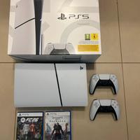 PS5 Slim 1TB + 2 joystick e Giochi