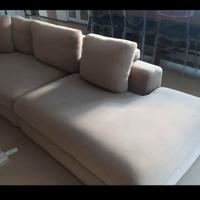 Divano color tortora sfoderabile