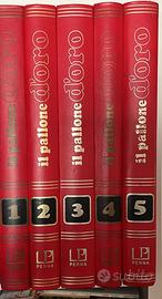 Enciclopledia il pallone d'oro 5 volumi