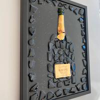 "Quadro Arte Resina Ероху KRUG Champagne