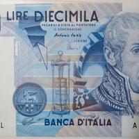 Banconota 10000lire diecimila lire italiane  Volta