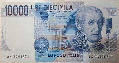 Banconota 10000lire diecimila lire italiane  Volta