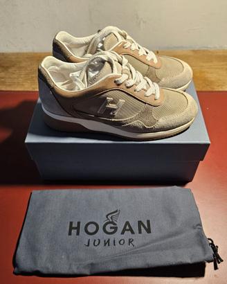 Hogan Bambino Elective H Flock Tes Beige taglia 32