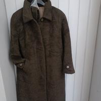 Cappotto verdone lana mohair alpaca tg 44-46