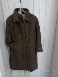 Cappotto verdone lana mohair alpaca tg 44-46