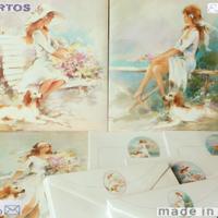 KARTOS Vero Vintage 1970 CARTA da LETTERE Italia