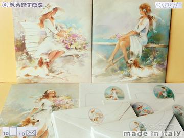 KARTOS Vero Vintage 1970 CARTA da LETTERE Italia