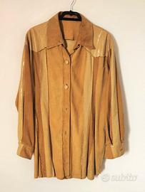 Giacca camoscio, capolavoro artigianale taglia 44